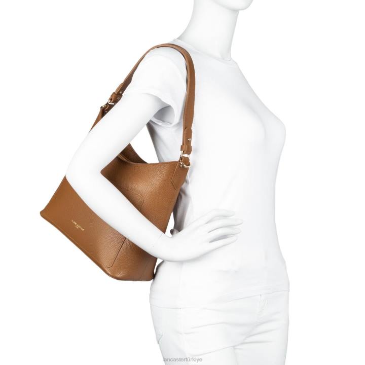 kadınlar omuz çantası foulonne çift kızarık karmin Lancaster Paris çanta H0LP4341