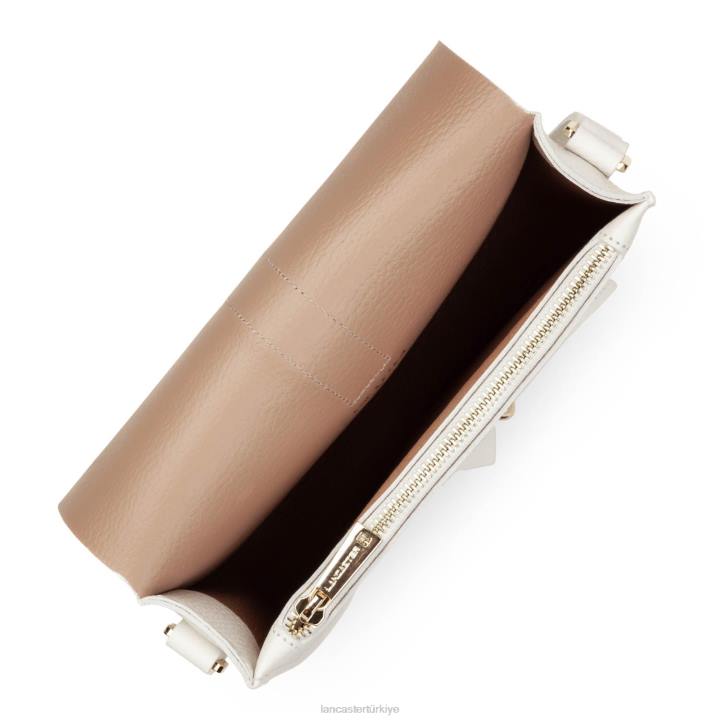 kadınlar omuz çantası foulonne çift kanca blanc casse-in-çıplak Lancaster Paris çanta H0LP3785