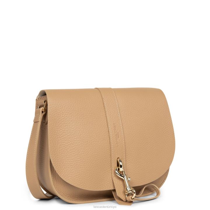kadınlar omuz çantası foulonne çift kanca doğal-bej Lancaster Paris çanta H0LP3796