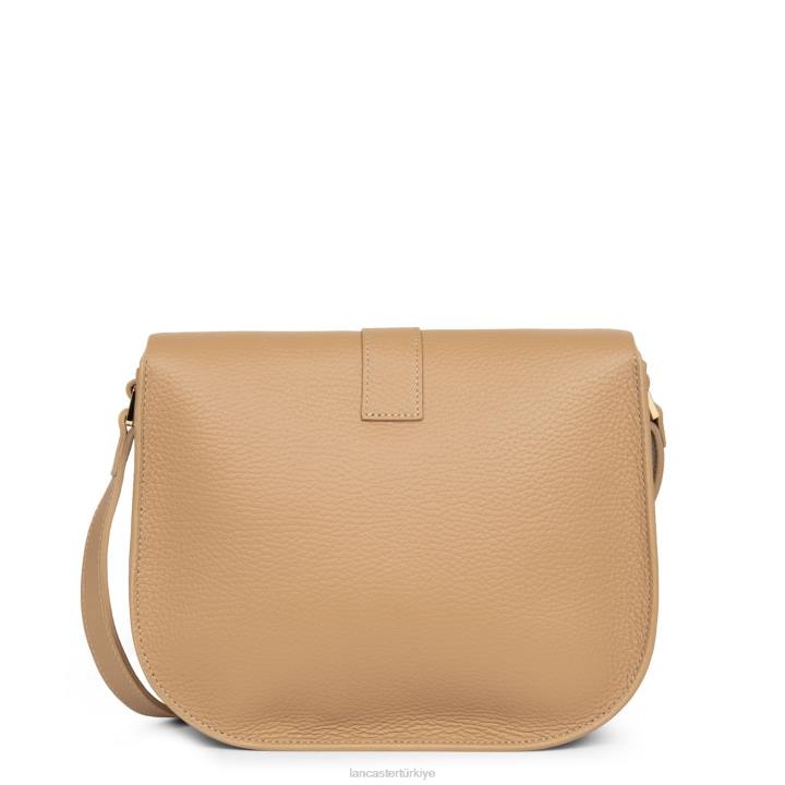 kadınlar omuz çantası foulonne çift kanca doğal-bej Lancaster Paris çanta H0LP3796