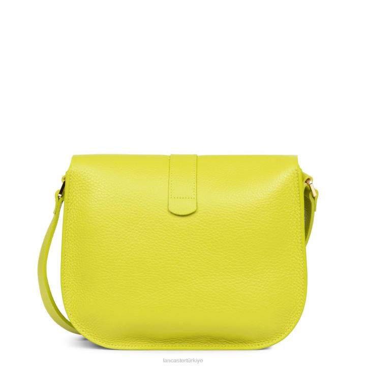 kadınlar omuz çantası foulonne çift kanca ekru kereviz Lancaster Paris çanta H0LP3784