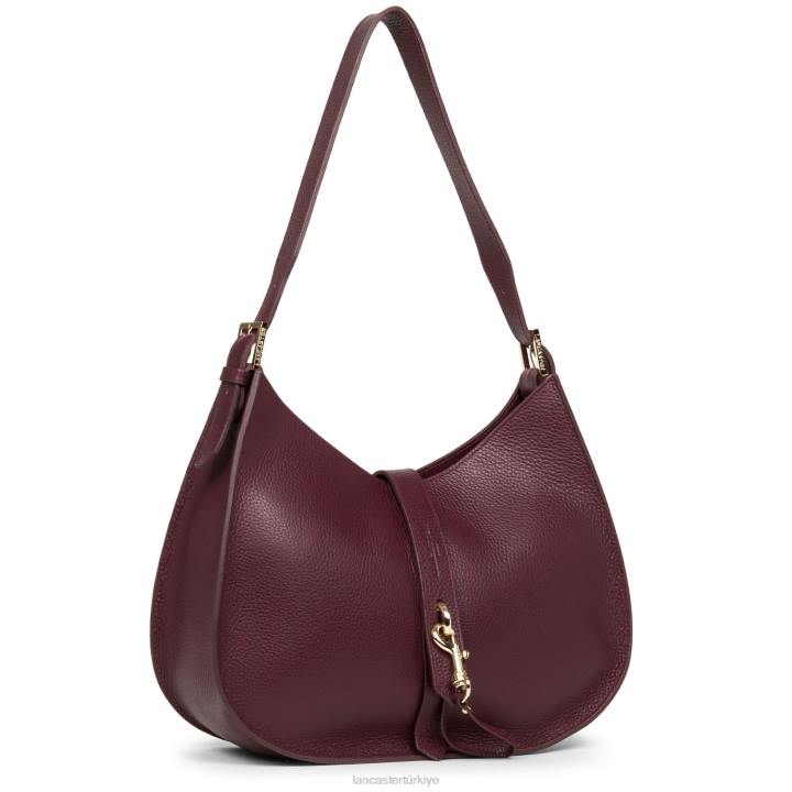 kadınlar omuz çantası foulonne çift kanca fuxia'ya dökme öncesi Lancaster Paris çanta H0LP3800
