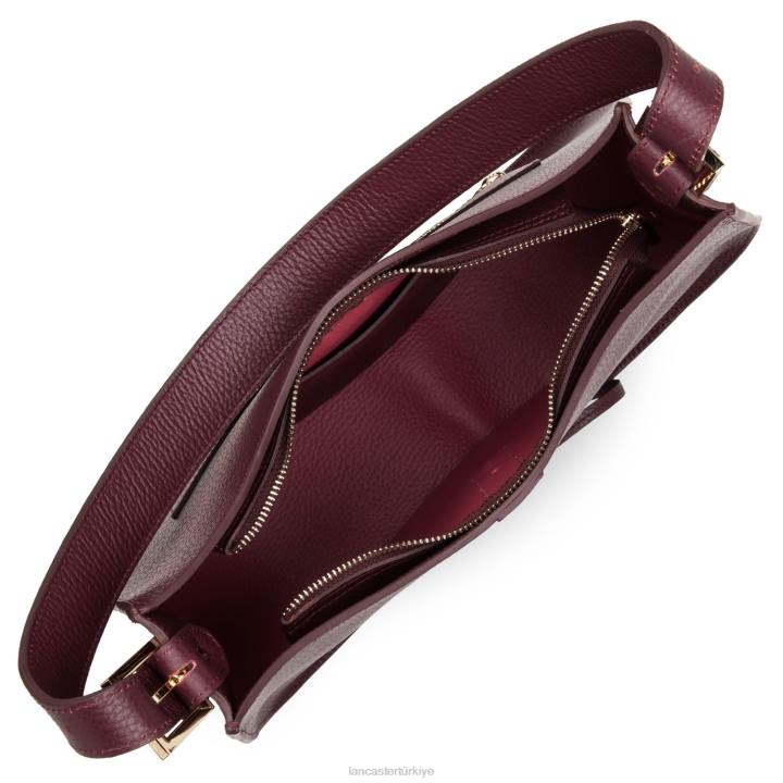kadınlar omuz çantası foulonne çift kanca fuxia'ya dökme öncesi Lancaster Paris çanta H0LP3800