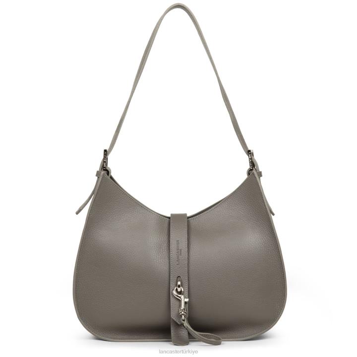 kadınlar omuz çantası foulonne çift kanca gris-in-vert paon Lancaster Paris çanta H0LP3804