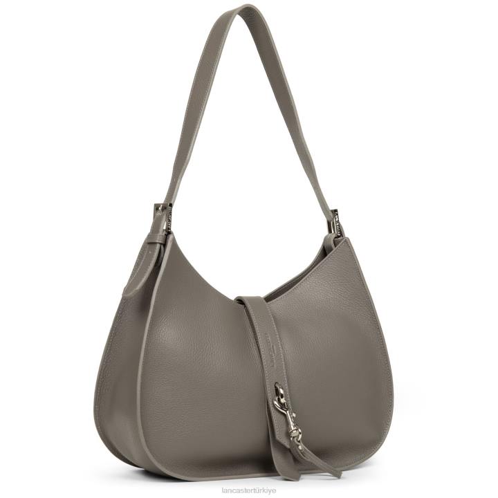 kadınlar omuz çantası foulonne çift kanca gris-in-vert paon Lancaster Paris çanta H0LP3804