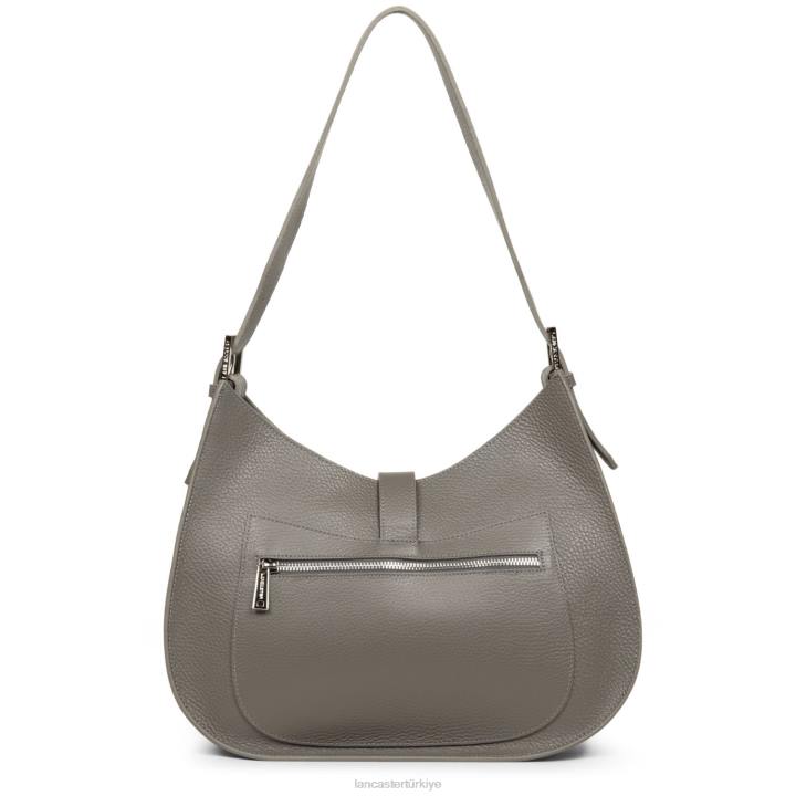 kadınlar omuz çantası foulonne çift kanca gris-in-vert paon Lancaster Paris çanta H0LP3804