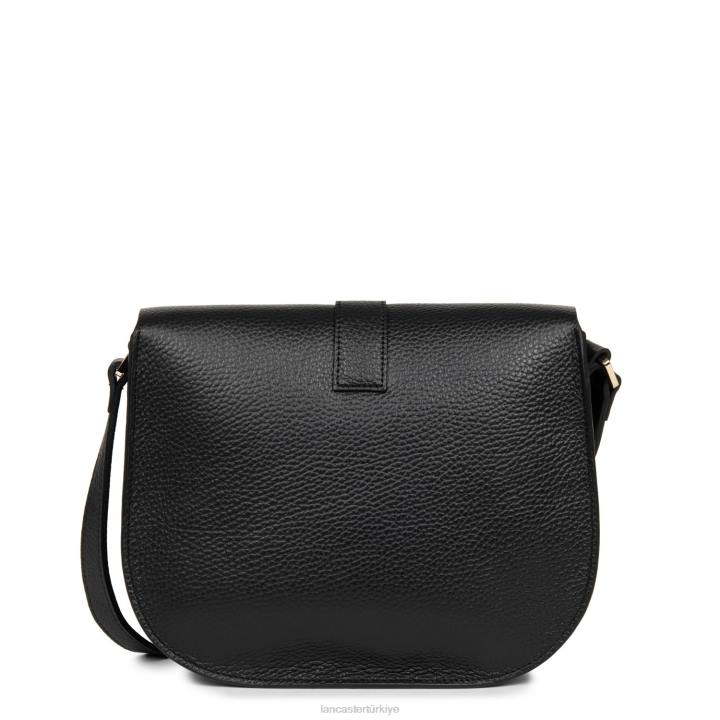 kadınlar omuz çantası foulonne çift kanca noir-in-çıplak Lancaster Paris çanta H0LP3786