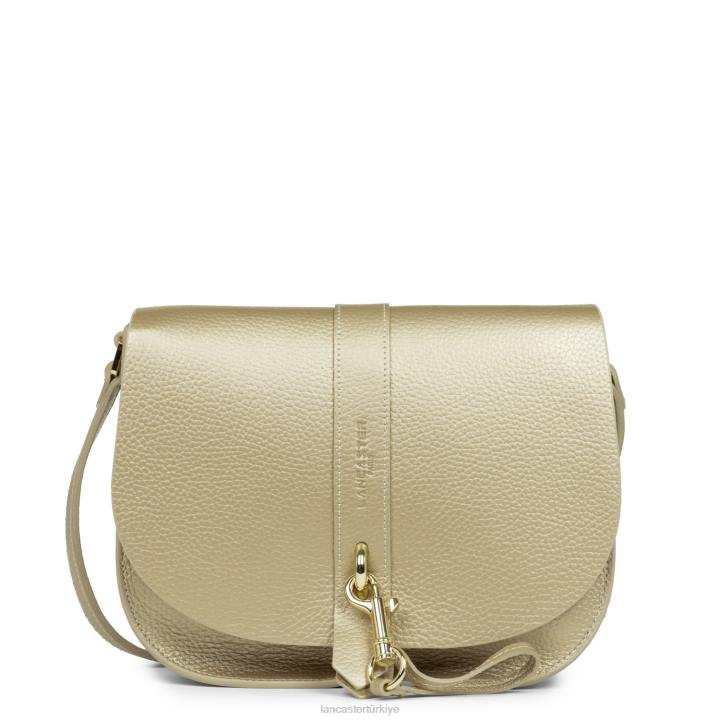 kadınlar omuz çantası foulonne çift kanca çıplak şampanya Lancaster Paris çanta H0LP3783