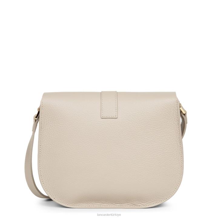 kadınlar omuz çantası foulonne çift kanca turuncu-bej Lancaster Paris çanta H0LP3789