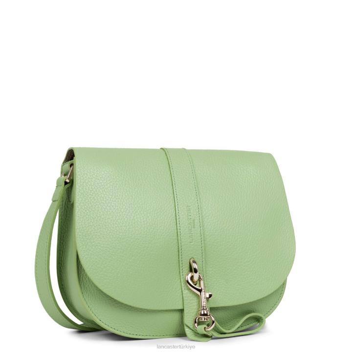 kadınlar omuz çantası foulonne çift kanca yeşim-veya Lancaster Paris çanta H0LP3792