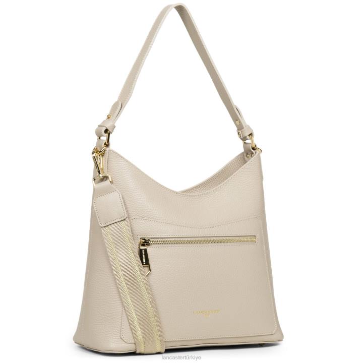 kadınlar omuz çantası foulonne çift turuncu-bej Lancaster Paris çanta H0LP4344