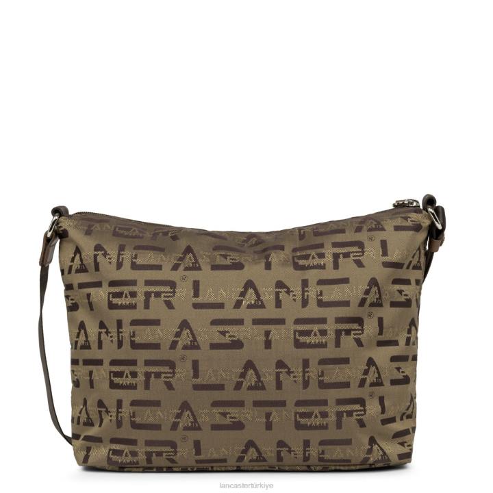 kadınlar omuz çantası logosu kba Marron-Vison-Jaune Lancaster Paris çanta H0LP3919