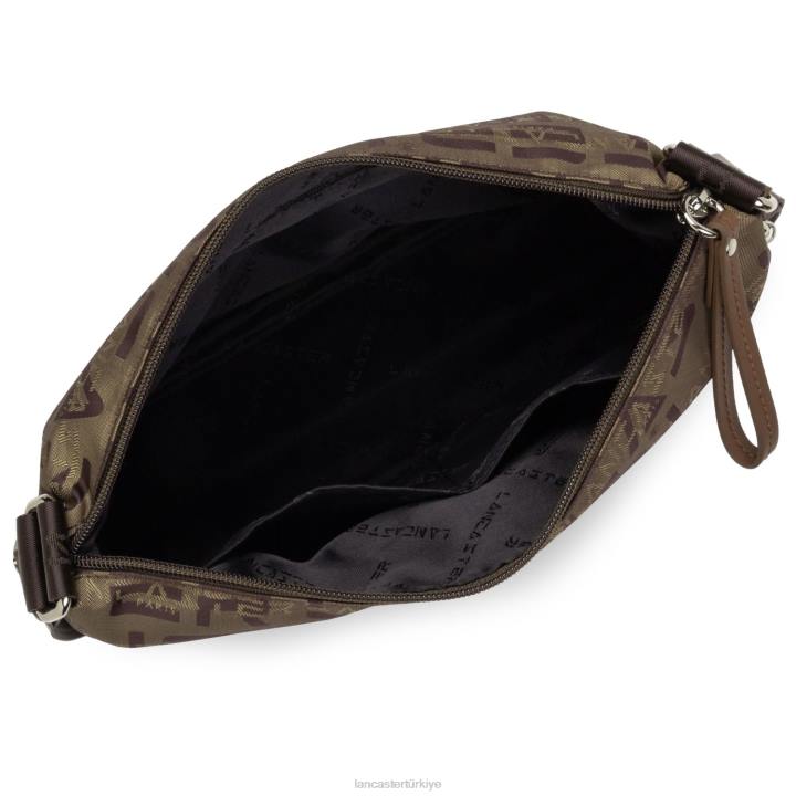 kadınlar omuz çantası logosu kba Marron-Vison-Jaune Lancaster Paris çanta H0LP3919