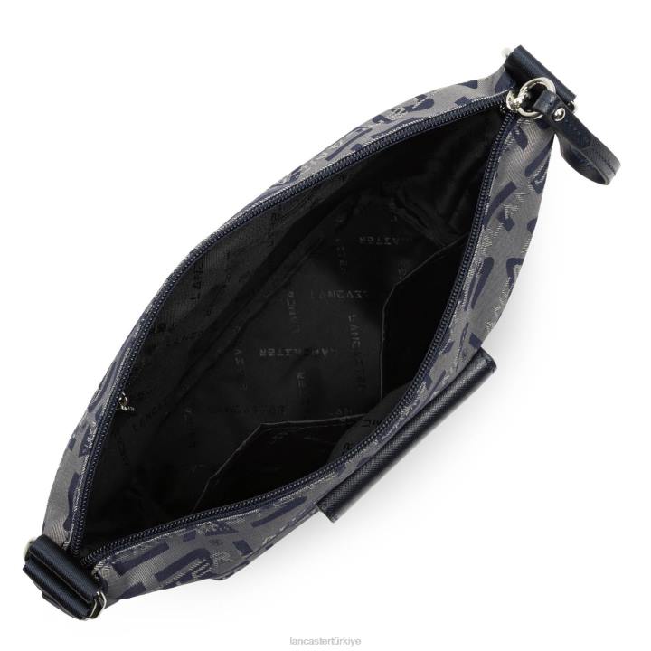 kadınlar omuz çantası logosu kba mavi fonce Lancaster Paris çanta H0LP3921