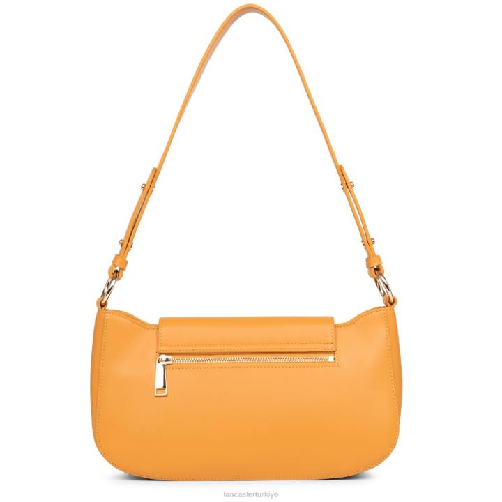 kadınlar omuz çantası mermer dokunuşu Safran Lancaster Paris çanta H0LP4237