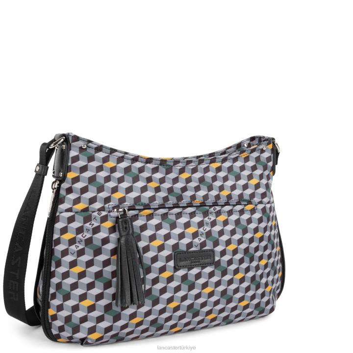 kadınlar omuz çantası temel ponpon Damier 3d Lancaster Paris çanta H0LP4053