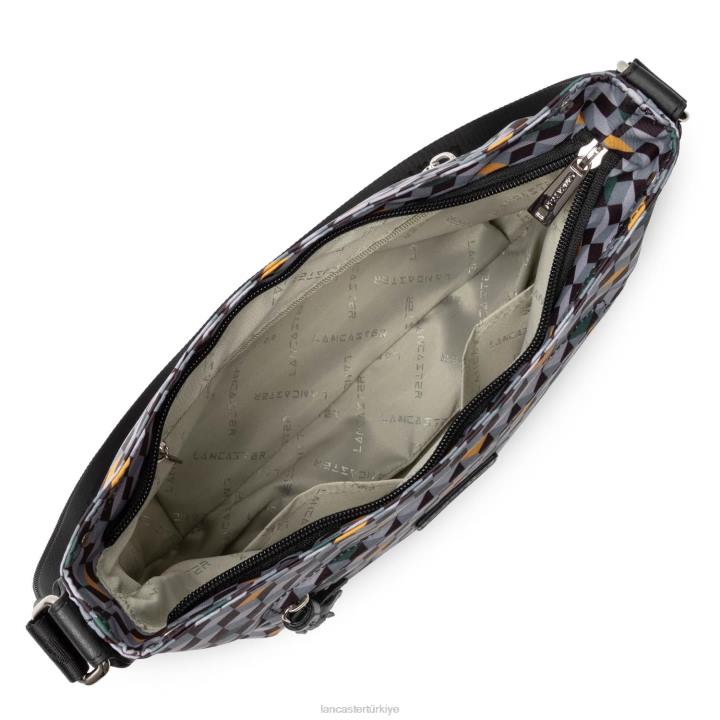 kadınlar omuz çantası temel ponpon Damier 3d Lancaster Paris çanta H0LP4053