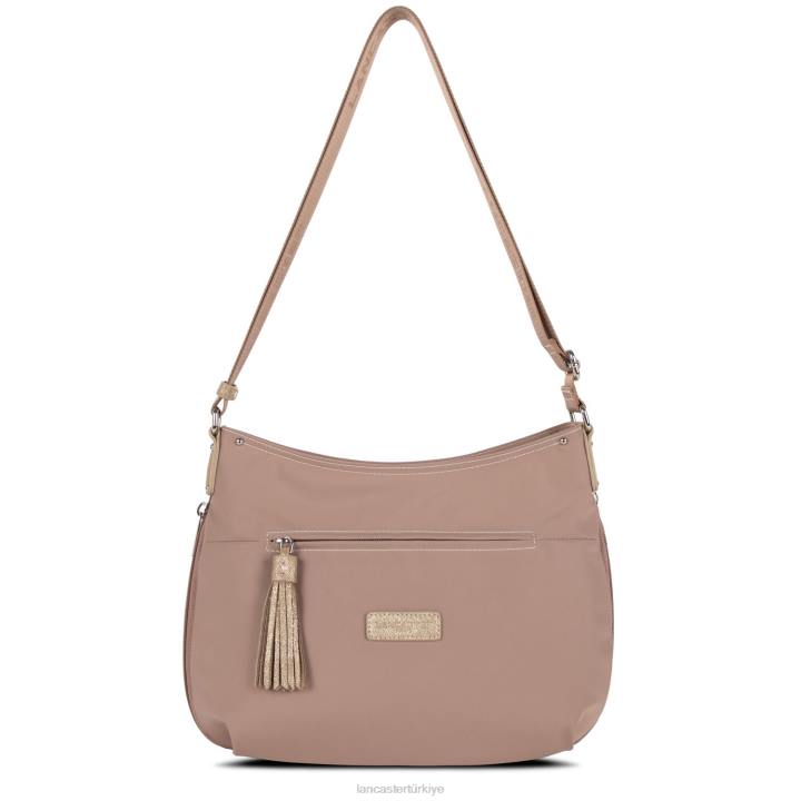 kadınlar omuz çantası temel ponpon çıplak şampanya Lancaster Paris çanta H0LP4044