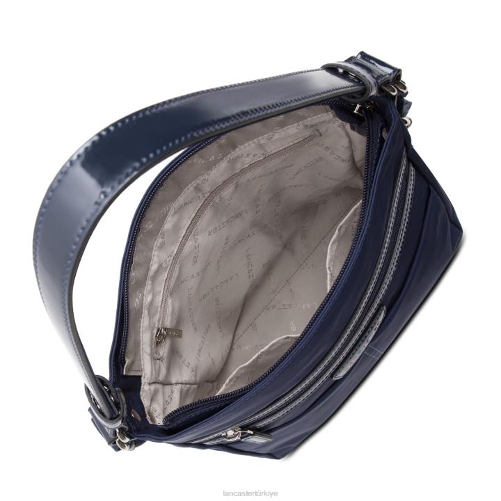 kadınlar omuz çantası temel verni mavi fonce Lancaster Paris çanta H0LP4127