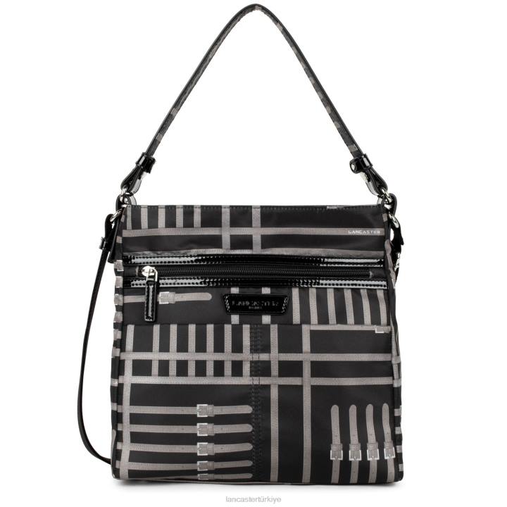 kadınlar omuz çantası temel verni noir-taupe Lancaster Paris çanta H0LP4131