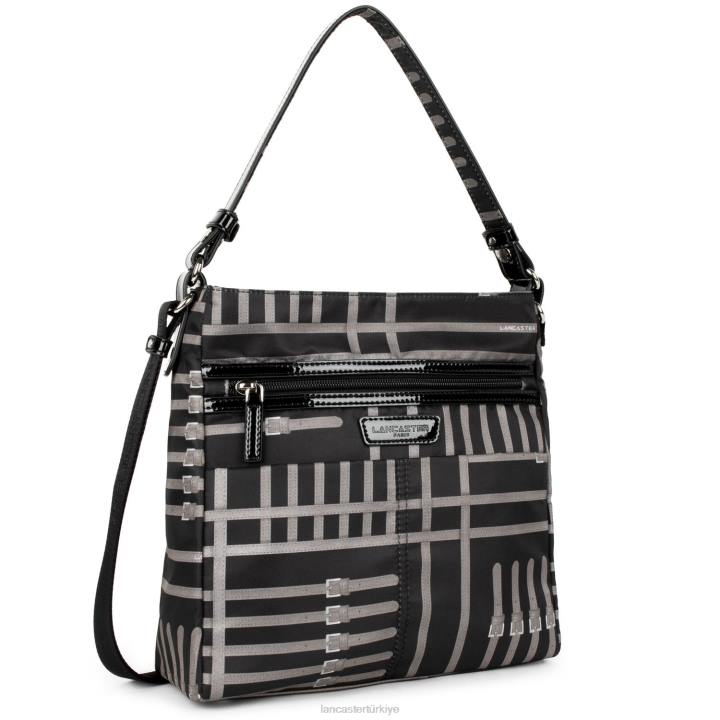 kadınlar omuz çantası temel verni noir-taupe Lancaster Paris çanta H0LP4131