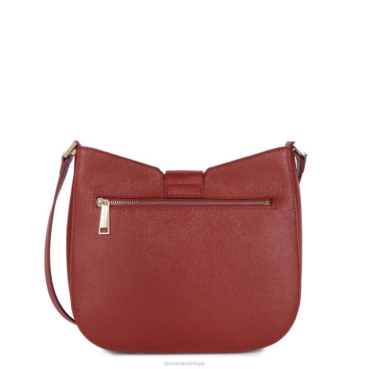 kadınlar omuzdan askili çanta delphino kırmızı Lancaster Paris çanta H0LP2500