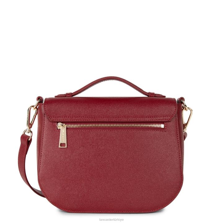 kadınlar omuzdan askili çanta delphino kırmızı Lancaster Paris çanta H0LP3855