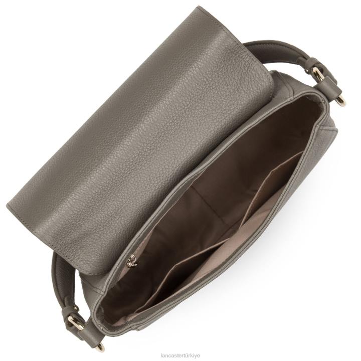 kadınlar omuzdan askili çanta kumul Gris Lancaster Paris çanta H0LP4374