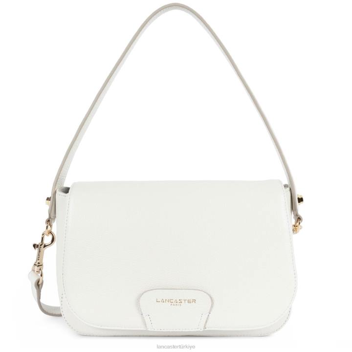 kadınlar omuzdan askili çanta kumul beyaz kasa Lancaster Paris çanta H0LP2558