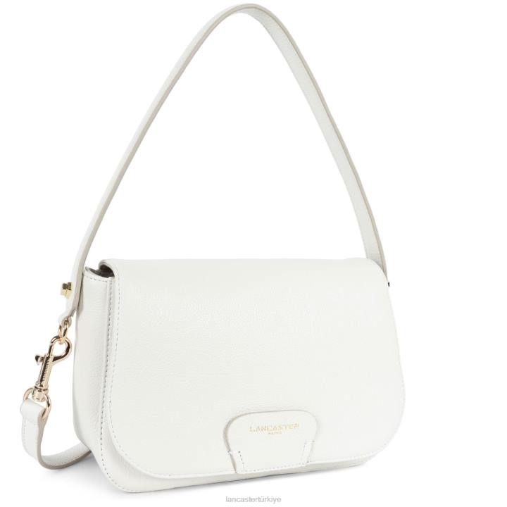 kadınlar omuzdan askili çanta kumul beyaz kasa Lancaster Paris çanta H0LP2558