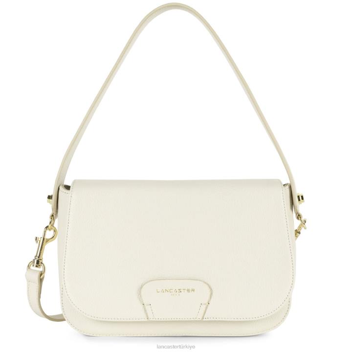 kadınlar omuzdan askili çanta kumul ekru Lancaster Paris çanta H0LP2553
