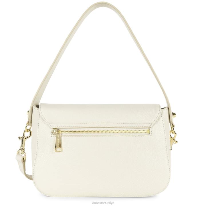kadınlar omuzdan askili çanta kumul ekru Lancaster Paris çanta H0LP2553
