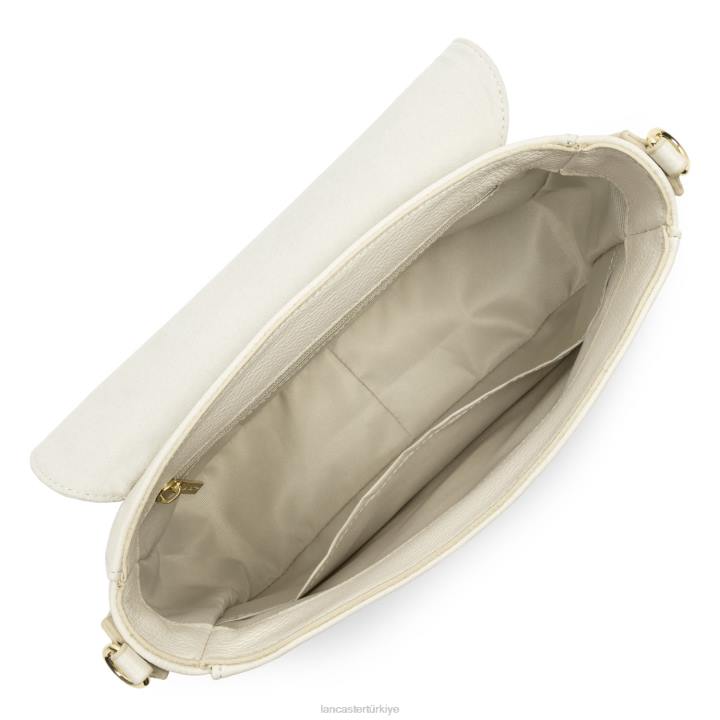 kadınlar omuzdan askili çanta kumul ekru Lancaster Paris çanta H0LP2553