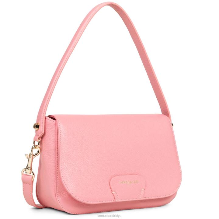 kadınlar omuzdan askili çanta kumul gül Lancaster Paris çanta H0LP2545