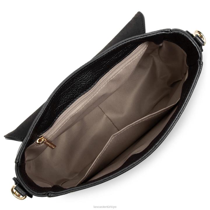 kadınlar omuzdan askili çanta kumul kara Lancaster Paris çanta H0LP2544