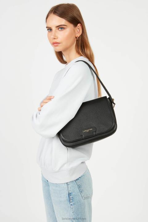 kadınlar omuzdan askili çanta kumul kara Lancaster Paris çanta H0LP2544