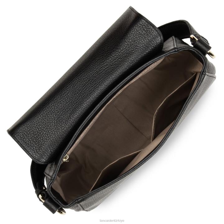 kadınlar omuzdan askili çanta kumul kara Lancaster Paris çanta H0LP4372