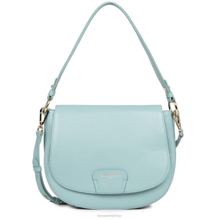 kadınlar omuzdan askili çanta kumul mavi ciel Lancaster Paris çanta H0LP4375