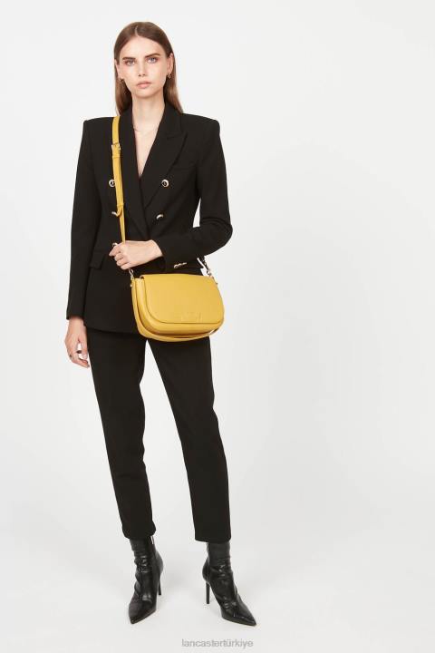 kadınlar omuzdan askili çanta kumul okre Lancaster Paris çanta H0LP2548