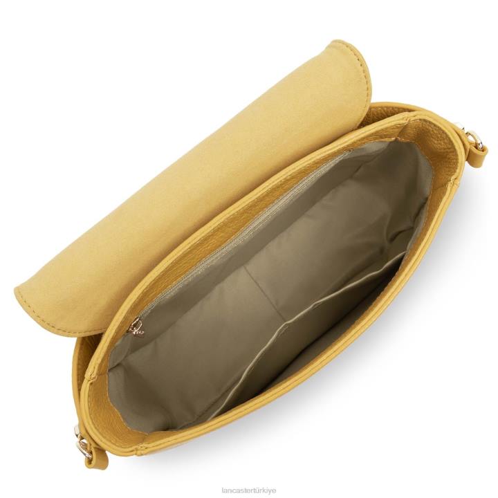 kadınlar omuzdan askili çanta kumul okre Lancaster Paris çanta H0LP2548