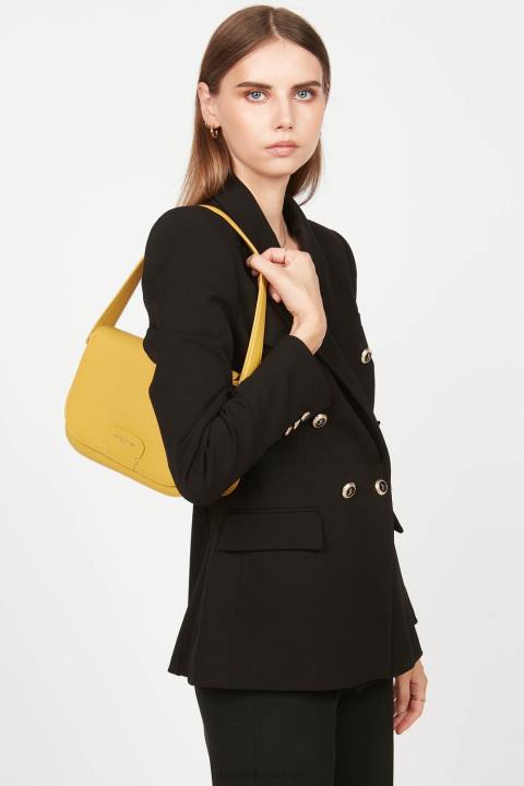 kadınlar omuzdan askili çanta kumul okre Lancaster Paris çanta H0LP2548