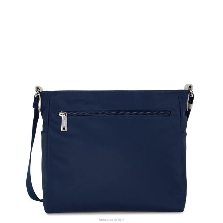 kadınlar omuzdan askili çanta temel spor bleu fonce-bej-allık Lancaster Paris çanta H0LP4314