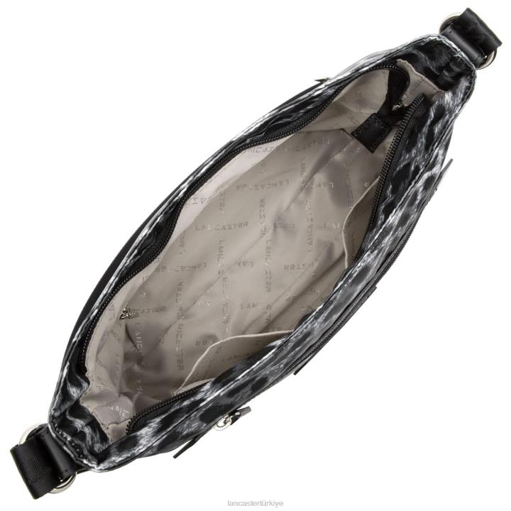 kadınlar omuzdan askili çanta temel spor gris-leopar Lancaster Paris çanta H0LP4113