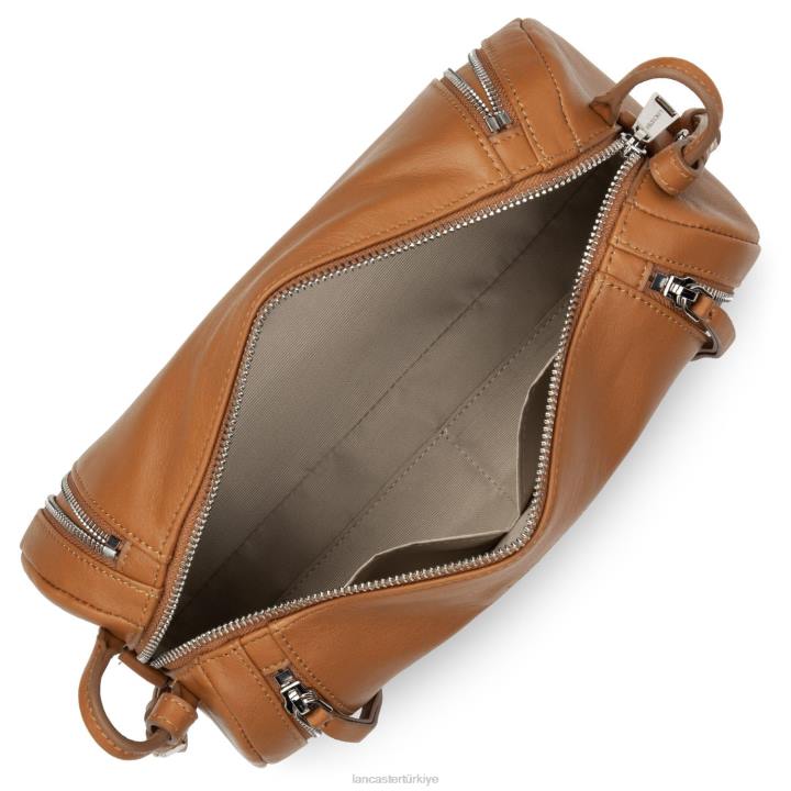 kadınlar silindir çanta yumuşak vintage miel Lancaster Paris çanta H0LP4233