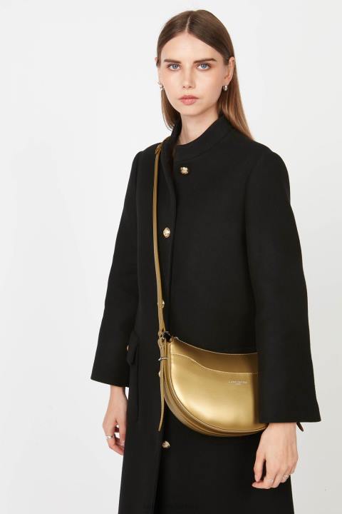 kadınlar yarım ay çantası tatlı ace altın antika Lancaster Paris çanta H0LP415