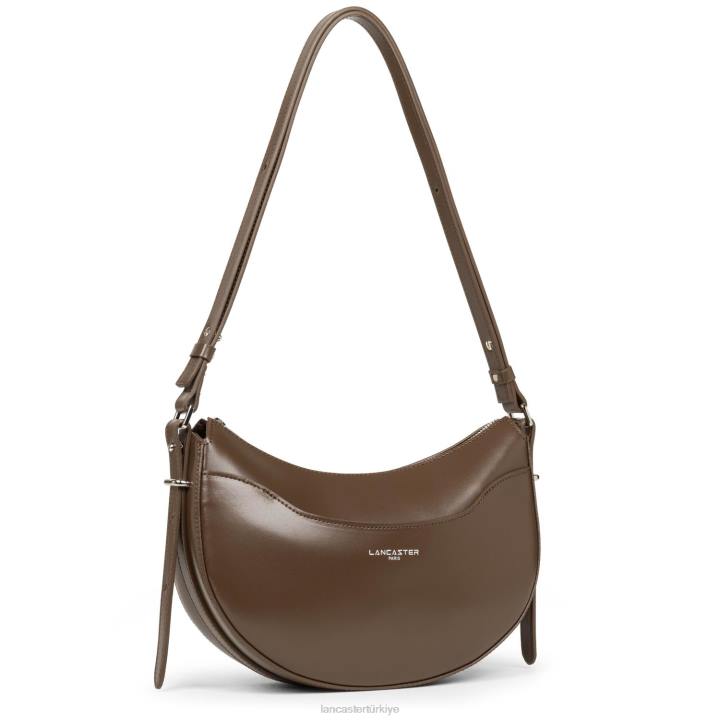 kadınlar yarım ay çantası tatlı ace kestane rengi Lancaster Paris çanta H0LP419
