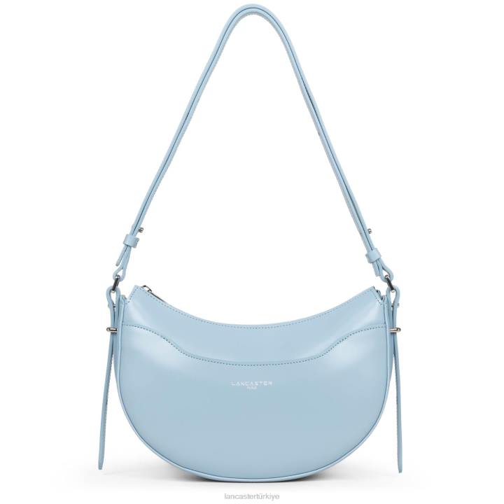 kadınlar yarım ay çantası tatlı ace mavi ciel Lancaster Paris çanta H0LP411