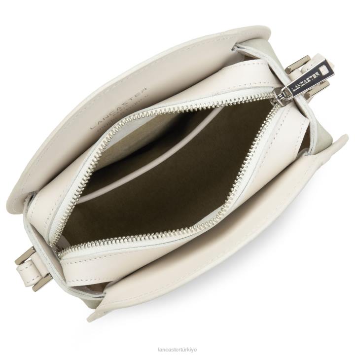 kadınlar yuvarlak çanta pürüzsüz lune ekru Lancaster Paris çanta H0LP4339