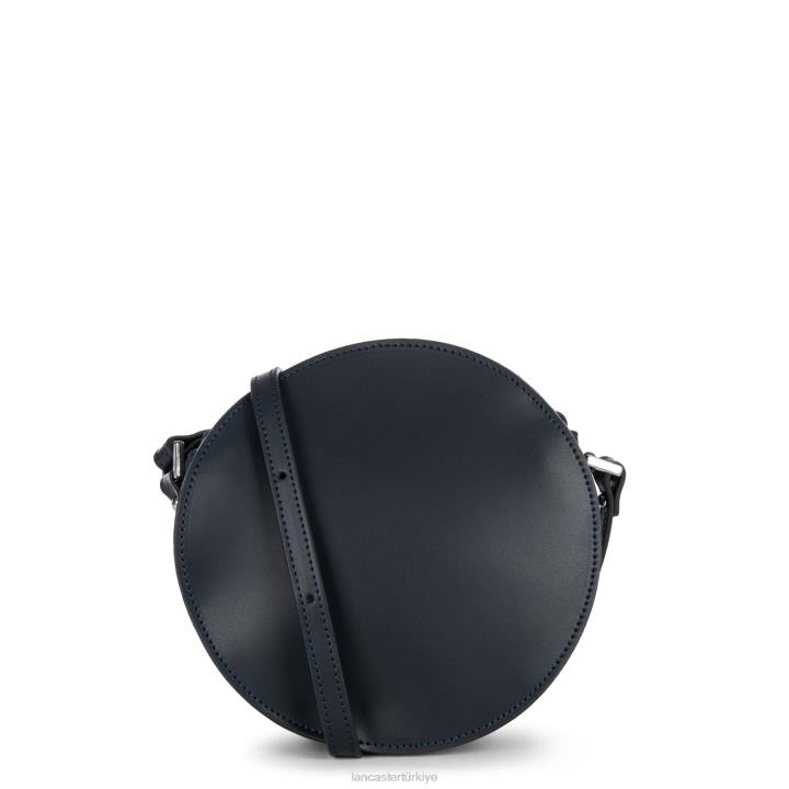 kadınlar yuvarlak çanta pürüzsüz lune mavi fonce Lancaster Paris çanta H0LP4321