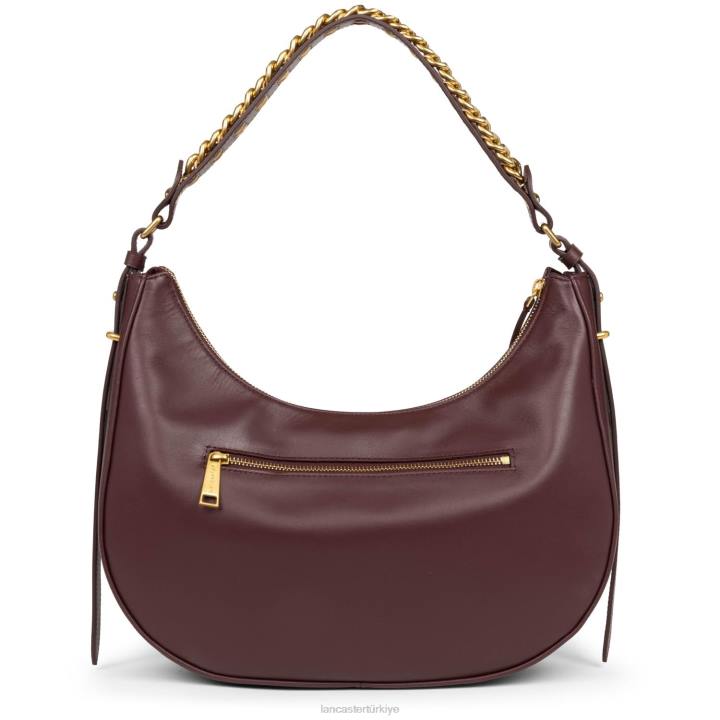 kadınlar büyük berduş çantası aria bordo Lancaster Paris çanta H0LP3229